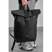 Жіночий Повсякденний Рюкзак Роллтоп Шкільний Without З Принтом Crown Black