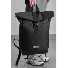 Жіночий Повсякденний Рюкзак Роллтоп Шкільний Without З Принтом DayOff Black