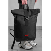 Жіночий Повсякденний Рюкзак Роллтоп Шкільний Without З Принтом F1Red Black