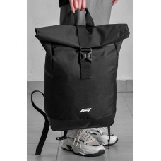 Жіночий Повсякденний Рюкзак Роллтоп Шкільний Without З Принтом F1White Black