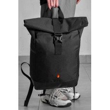 Жіночий Повсякденний Рюкзак Роллтоп Шкільний Without З Принтом Fire Black