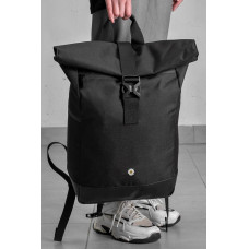 Жіночий Повсякденний Рюкзак Роллтоп Шкільний Without З Принтом Flower Black