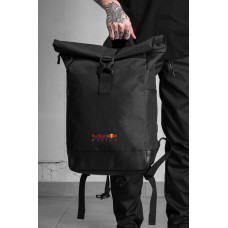 Чоловічий Повсякденний Рюкзак Роллтоп Шкільний Without З Принтом RedBull Black