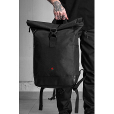 Чоловічий Повсякденний Рюкзак Роллтоп Шкільний Without З Принтом Rose Black