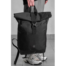 Жіночий Повсякденний Рюкзак Роллтоп Шкільний Without З Принтом Smile Black