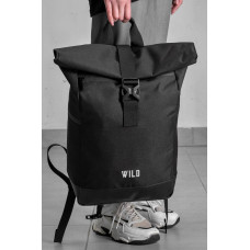 Жіночий Повсякденний Рюкзак Роллтоп Шкільний Without З Принтом Wild Black