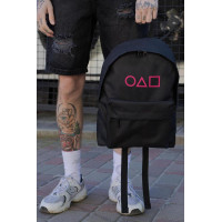 Повсякденний Рюкзак Шкільний Для Хлопчика Without Compact З Принтом Гра В Кальмара Black