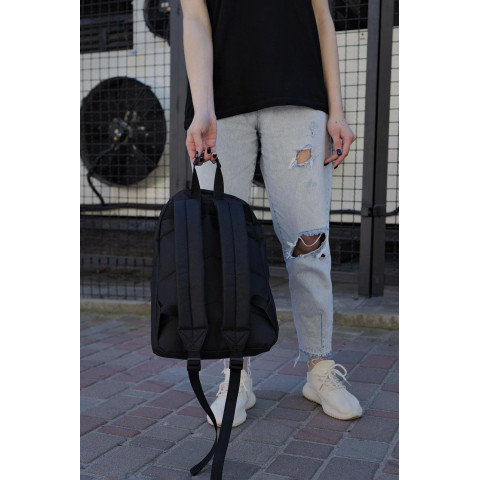 Повсякденний Рюкзак Шкільний Для Дівчинки Without Compact З Принтом Стіч Black