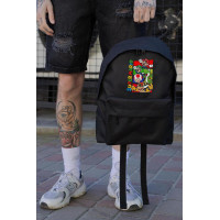 Повсякденний Рюкзак Шкільний Для Хлопчика Without Compact З Принтом Супер Маріо Black