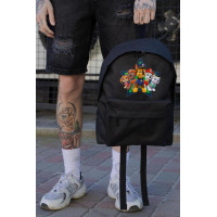 Повсякденний Рюкзак Шкільний Для Хлопчика Without Compact З Принтом Щенячий Патруль Black