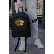 Повсякденний Рюкзак Шкільний Для Дівчинки Without Compact З Принтом Щенячий Патруль Black