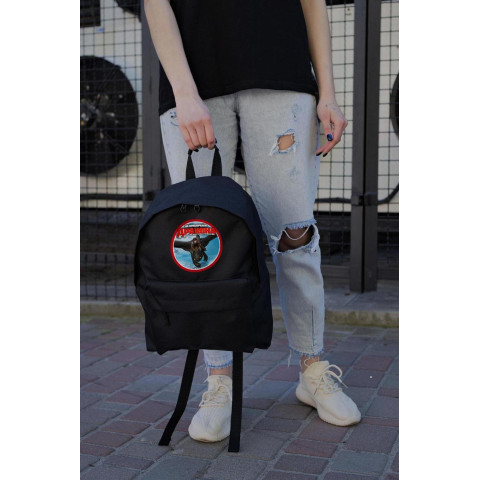 Повсякденний Рюкзак Шкільний Для Дівчинки Without Compact З Принтом Як Приборкати Дракона Black