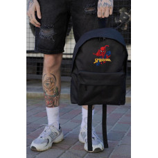 Повсякденний Рюкзак Шкільний Для Хлопчика Without Compact З Принтом Spider-Man Black