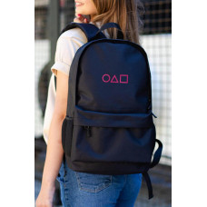 Повсякденний Рюкзак Шкільний Для Дівчинки Without З Принтом Гра В Кальмара Black