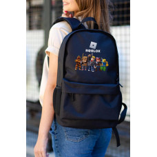 Повсякденний Рюкзак Шкільний Для Дівчинки Without З Принтом Роблокс Black