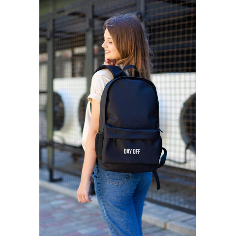 Жіночий Повсякденний Рюкзак Шкільний Without З Принтом DayOff Black