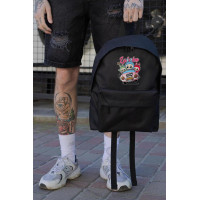 Повсякденний Рюкзак Для Дівчинки Without Compact З Принтом Лабубу Black