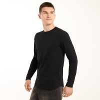 Лонгслів Pobedov Dune Чорний