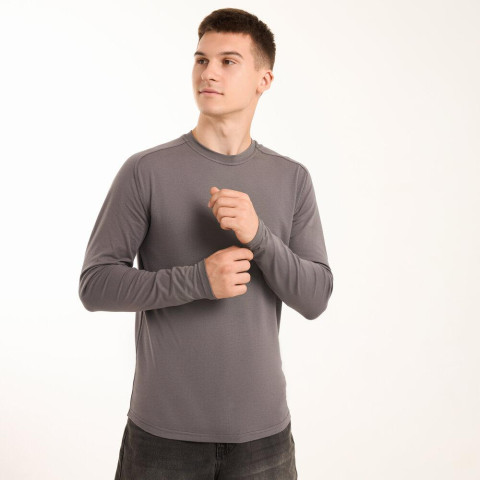 Лонгслів Pobedov Dune Темно-сірий