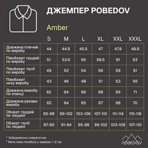 Джемпер Pobedov Amber Шоколадний