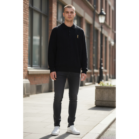 Поло на довгий рукав джемпер трикотаж Yves Saint Laurent SwiatSL001