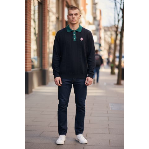 Поло на довгий рукав джемпер трикотаж CASABLANCA SwiatCSB001