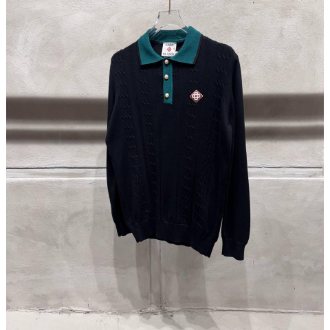 Поло на довгий рукав джемпер трикотаж CASABLANCA SwiatCSB001