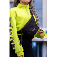 Жіноча Сумка Бананка Барсетка Через Плече Without з Принтом 1702 Black