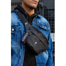 Чоловіча Сумка Бананка Барсетка Через Плече Without з Принтом Dagger Black