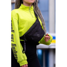 Жіноча Сумка Бананка Барсетка Через Плече Without з Принтом Finger Black