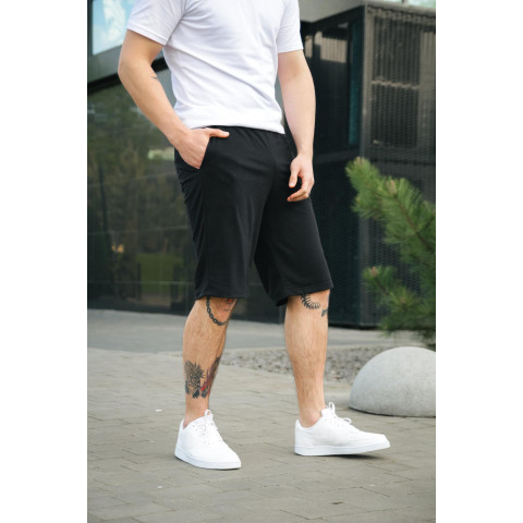 Шорти чоловічі трикотажні базові Intruder чорні