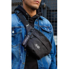 Чоловіча Сумка Бананка Барсетка Через Плече Without з Принтом Highlife Black