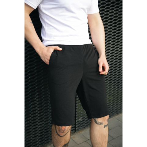 Шорти чоловічі трикотажні базові Intruder чорні