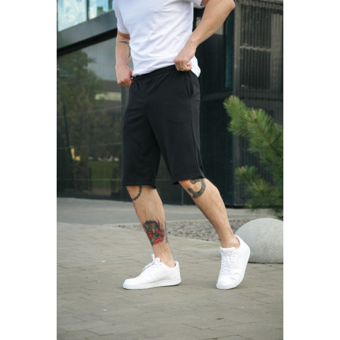 Шорти чоловічі трикотажні базові Intruder чорні