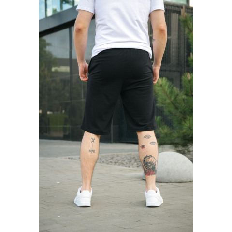 Шорти чоловічі трикотажні базові Intruder чорні