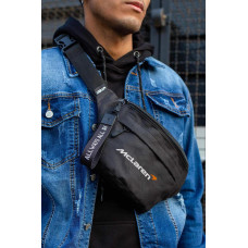 Чоловіча Сумка Бананка Барсетка Через Плече Without з Принтом McLaren Black