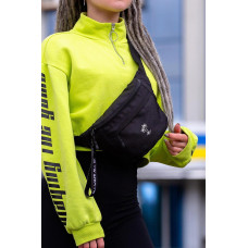 Жіноча Сумка Бананка Барсетка Через Плече Without з Принтом Palm Black