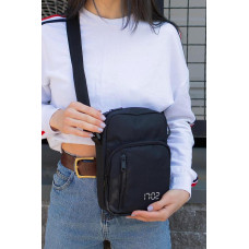 Жіноча Сумка Месенджер Барсетка Через Плече Without з Принтом 1702 Black