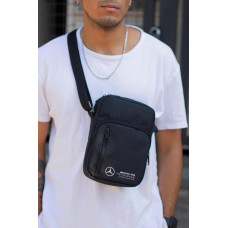 Чоловіча Сумка Месенджер Барсетка Через Плече Without з Принтом AMG Black