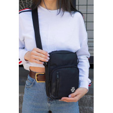 Жіноча Сумка Месенджер Барсетка Через Плече Without з Принтом BadHair Black