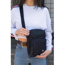 Жіноча Сумка Месенджер Барсетка Через Плече Without з Принтом Coffee Black