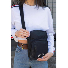 Жіноча Сумка Месенджер Барсетка Через Плече Without з Принтом Culture Black