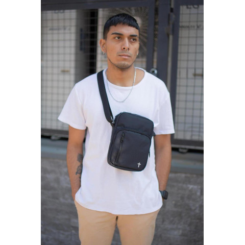 Чоловіча Сумка Месенджер Барсетка Через Плече Without з Принтом Dagger Black