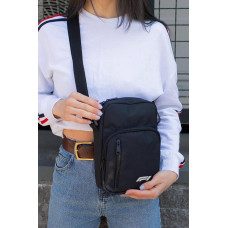 Жіноча Сумка Месенджер Барсетка Через Плече Without з Принтом F1White Black