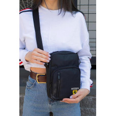 Жіноча Сумка Месенджер Барсетка Через Плече Without з Принтом Ferrari Black