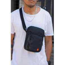 Чоловіча Сумка Месенджер Барсетка Через Плече Without з Принтом Fire Black