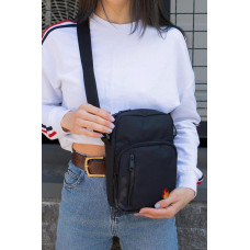 Жіноча Сумка Месенджер Барсетка Через Плече Without з Принтом Fire Black