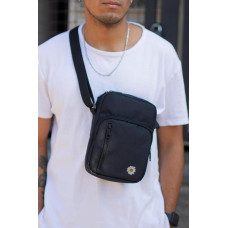 Чоловіча Сумка Месенджер Барсетка Через Плече Without з Принтом Flower Black