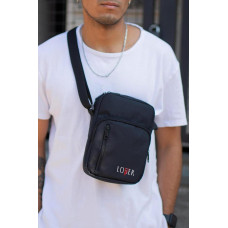 Чоловіча Сумка Месенджер Барсетка Через Плече Without з Принтом Lover Black