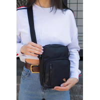 Жіноча Сумка Месенджер Барсетка Через Плече Without з Принтом Pizza Black